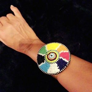 Beaded cuff